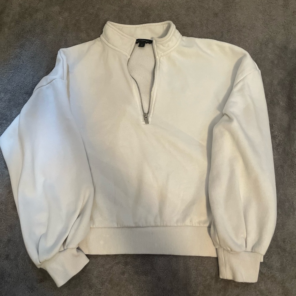 Banana Republic White Fleece (S)